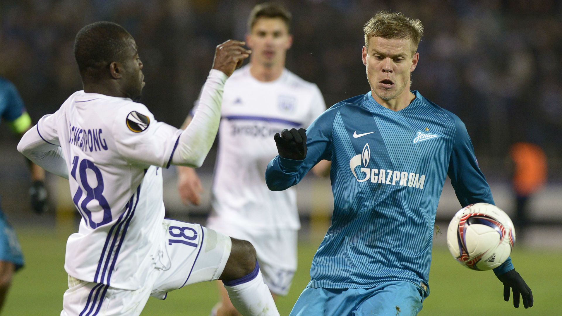 Frank Acheampong, Aleksandr Kokorin - Zenit, Anderlecht 23022017