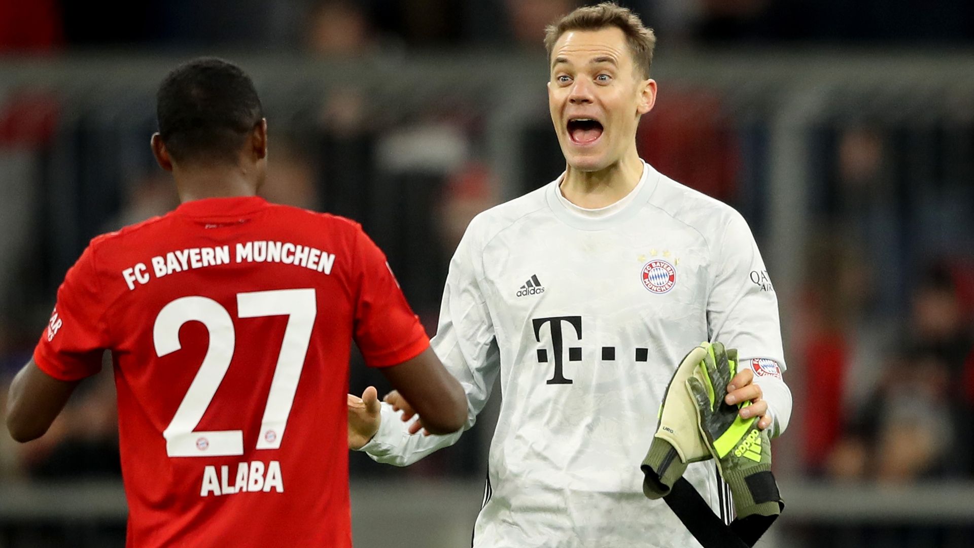 David Alaba Manuel Neuer FC Bayern 14122019