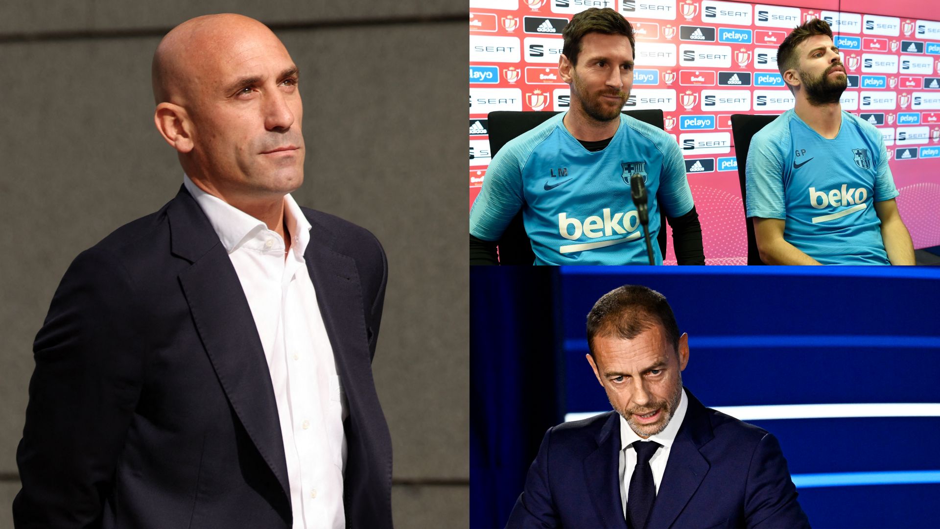 Rubiales Messi Pique