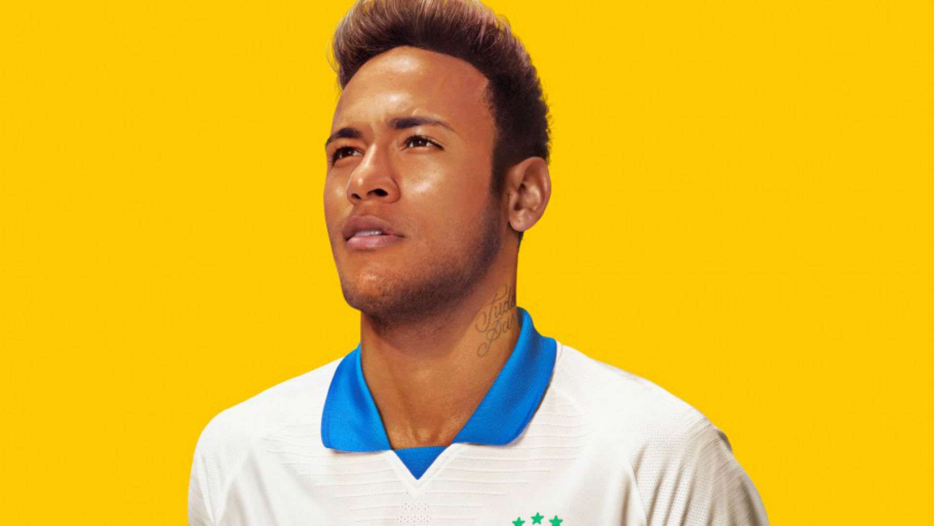 Neymar camisa branca seleção brasileira Brasil 09 04 2019