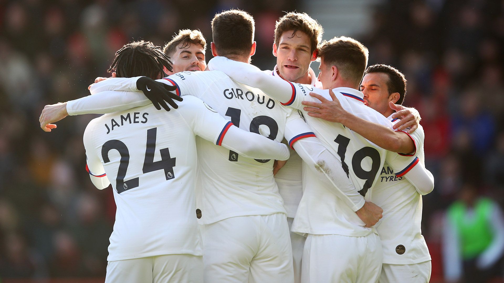 Chelsea Celebrating Premier League