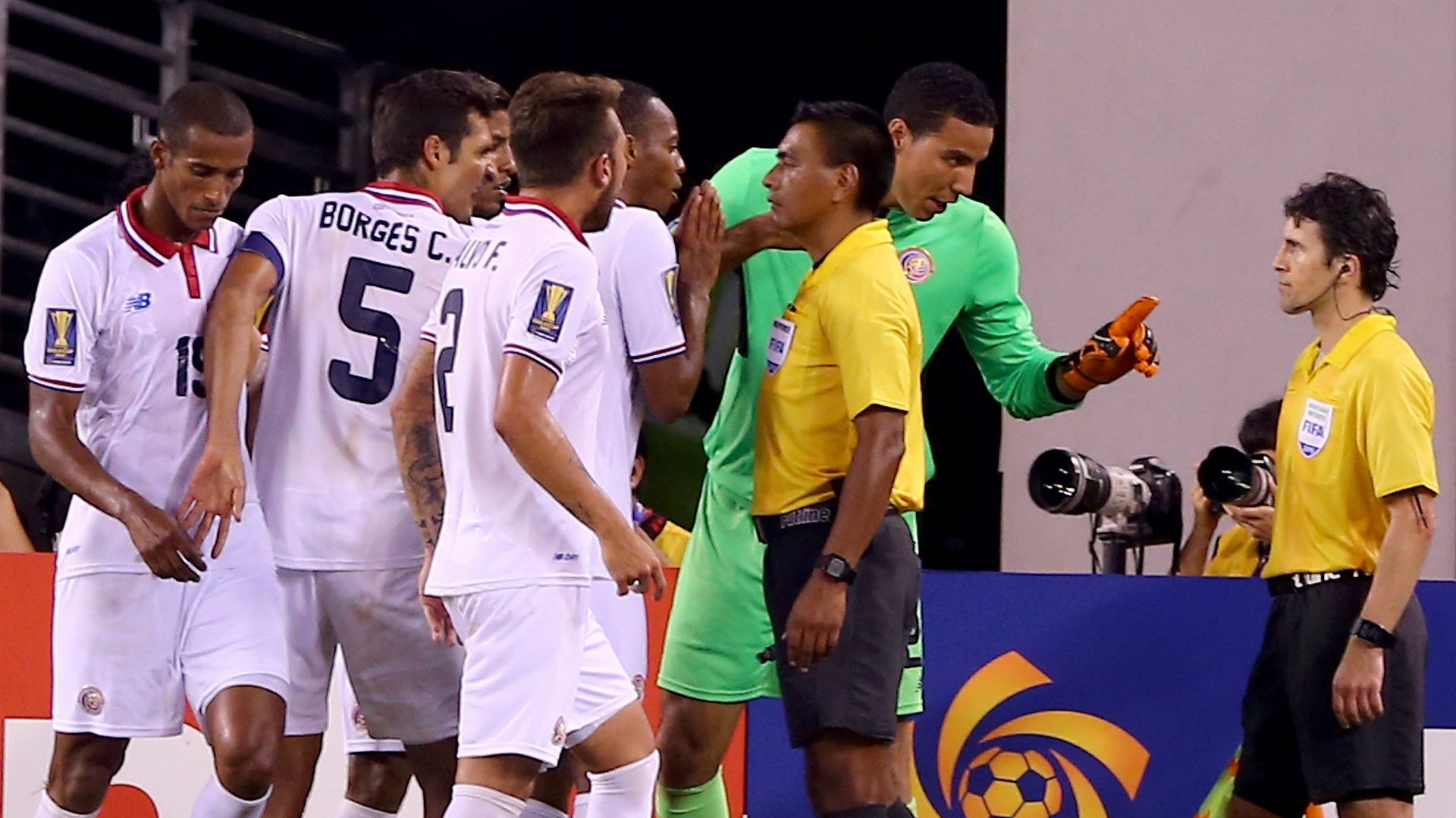 Costa Rica - Mexico Walter Lopez referee - Gold Cup 07192015