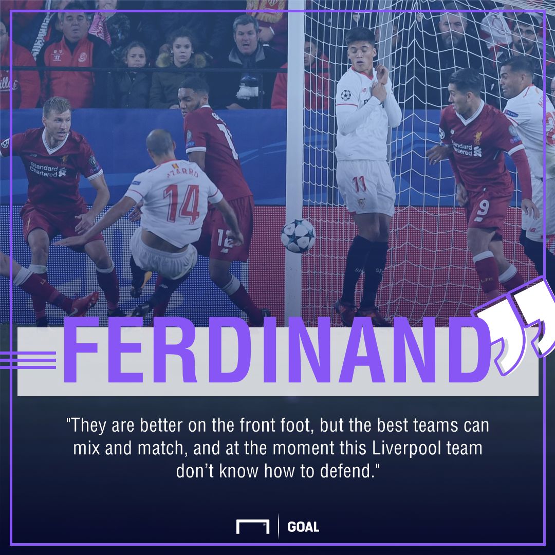 Rio Ferdinand Liverpool cannot defend