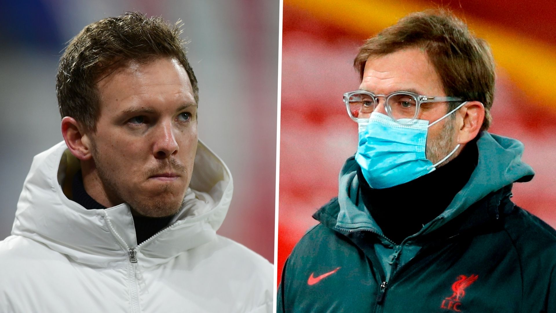 Julian Nagelsmann RB Leipzig Jurgen Klopp Liverpool