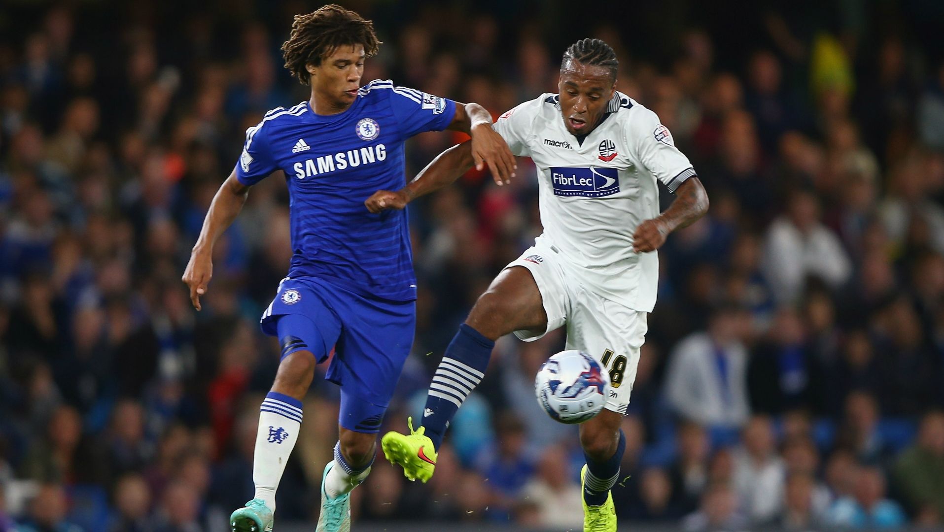 Nathan Ake, Neil Danns, Chelsea - Bolton Wanderers, 09242016