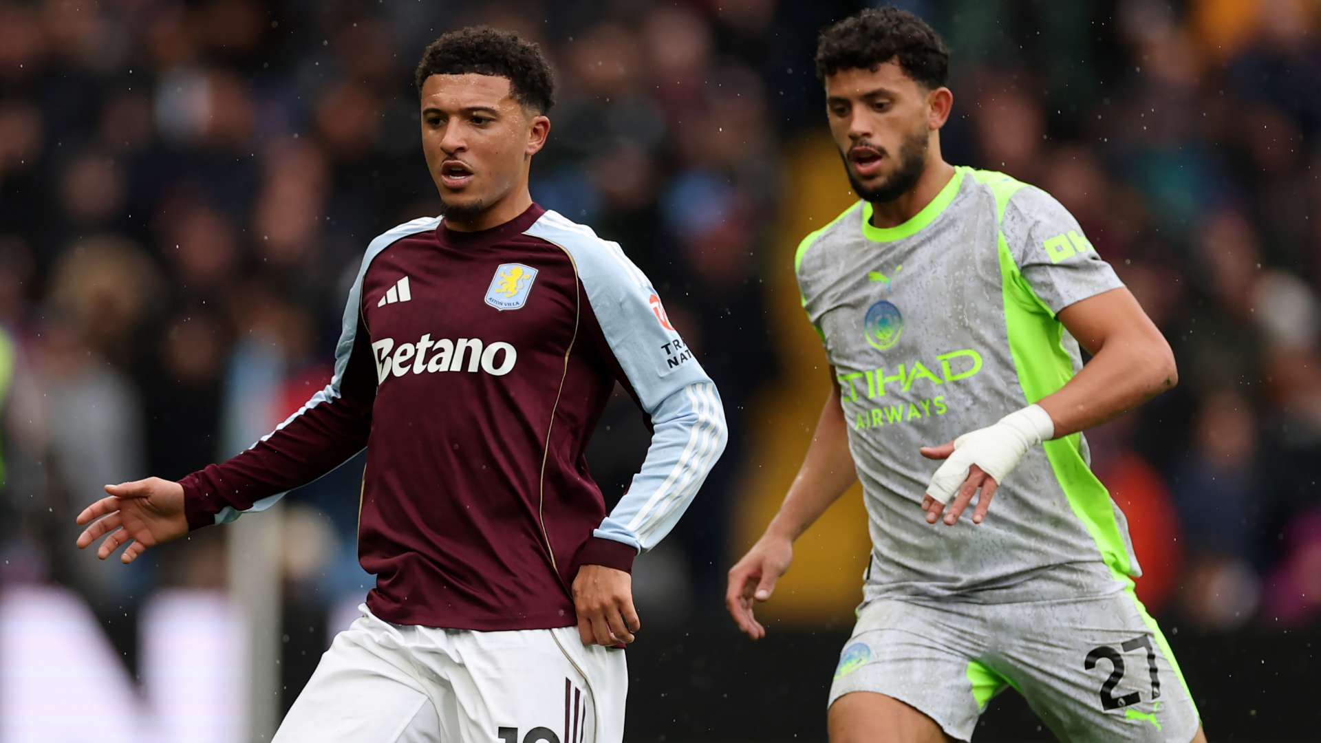 Jadon Sancho Matheus Nunes Aston Villa Manchester City 2025-26