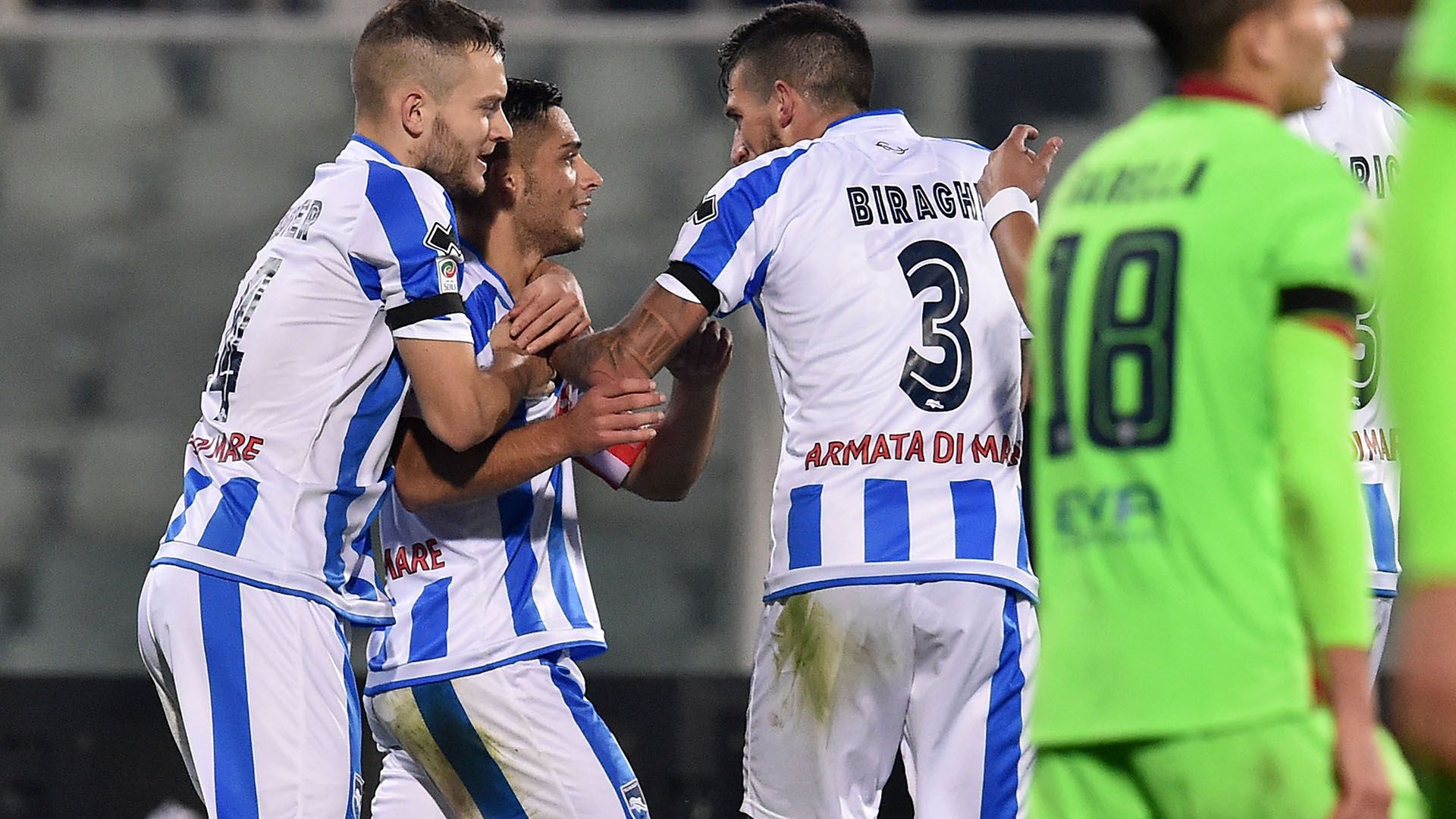 Gianluca Caprari Pescara Cagliari Serie A