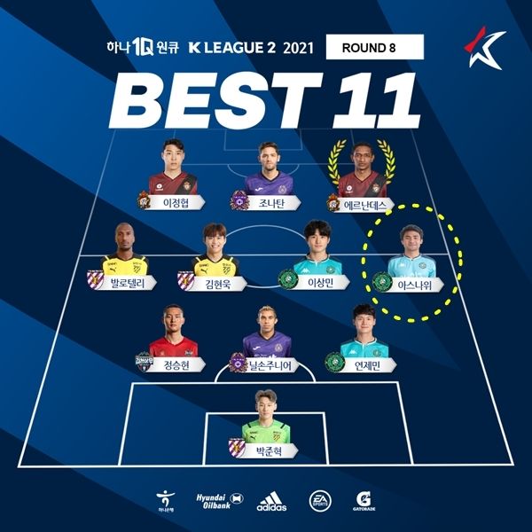 베스트11 아스나위