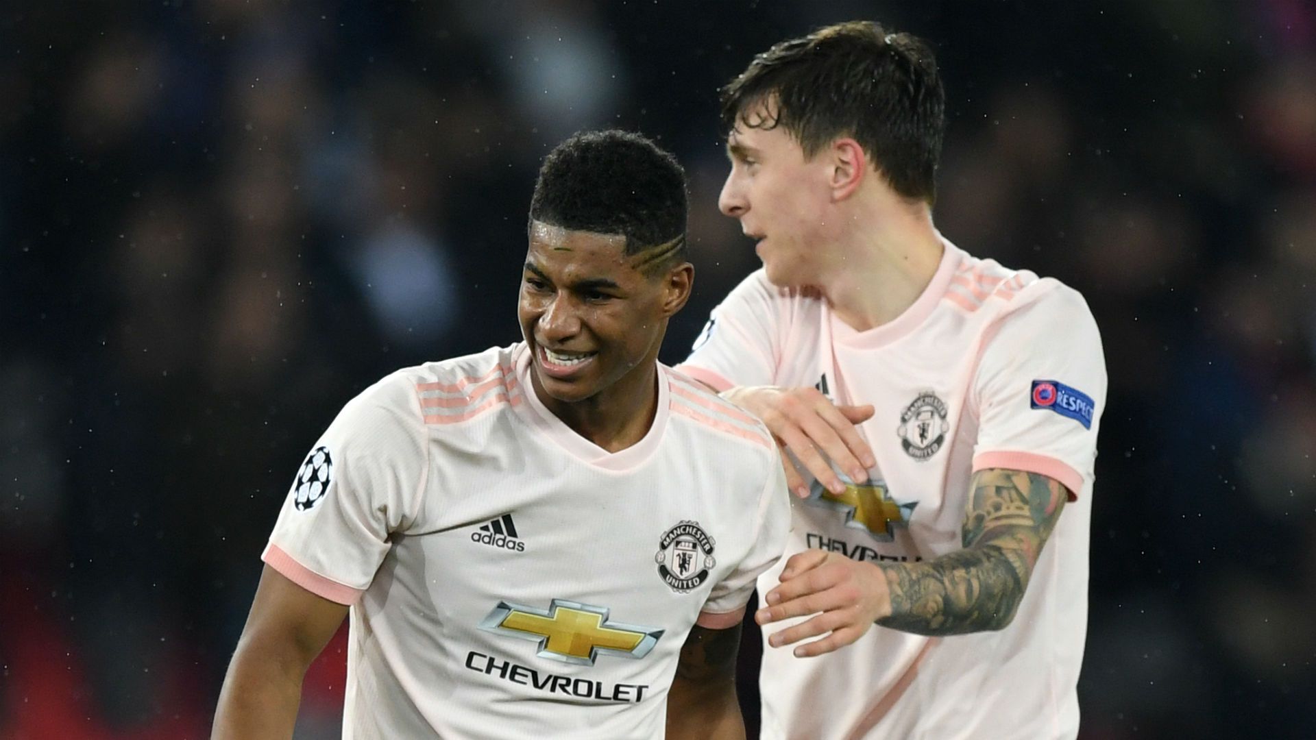 Marcus Rashford Manchester United PSG UEFA Champions League 2019