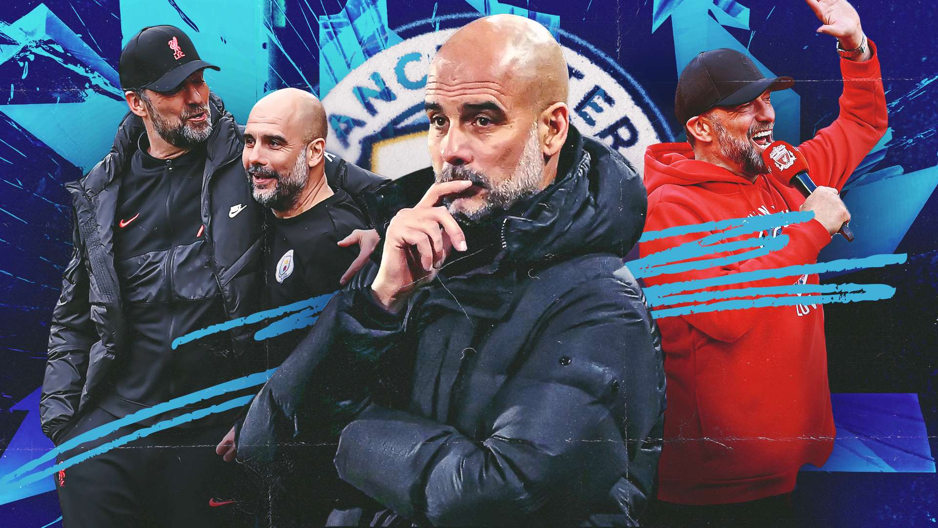 Pep Guardiola Jurgen Klopp GFX