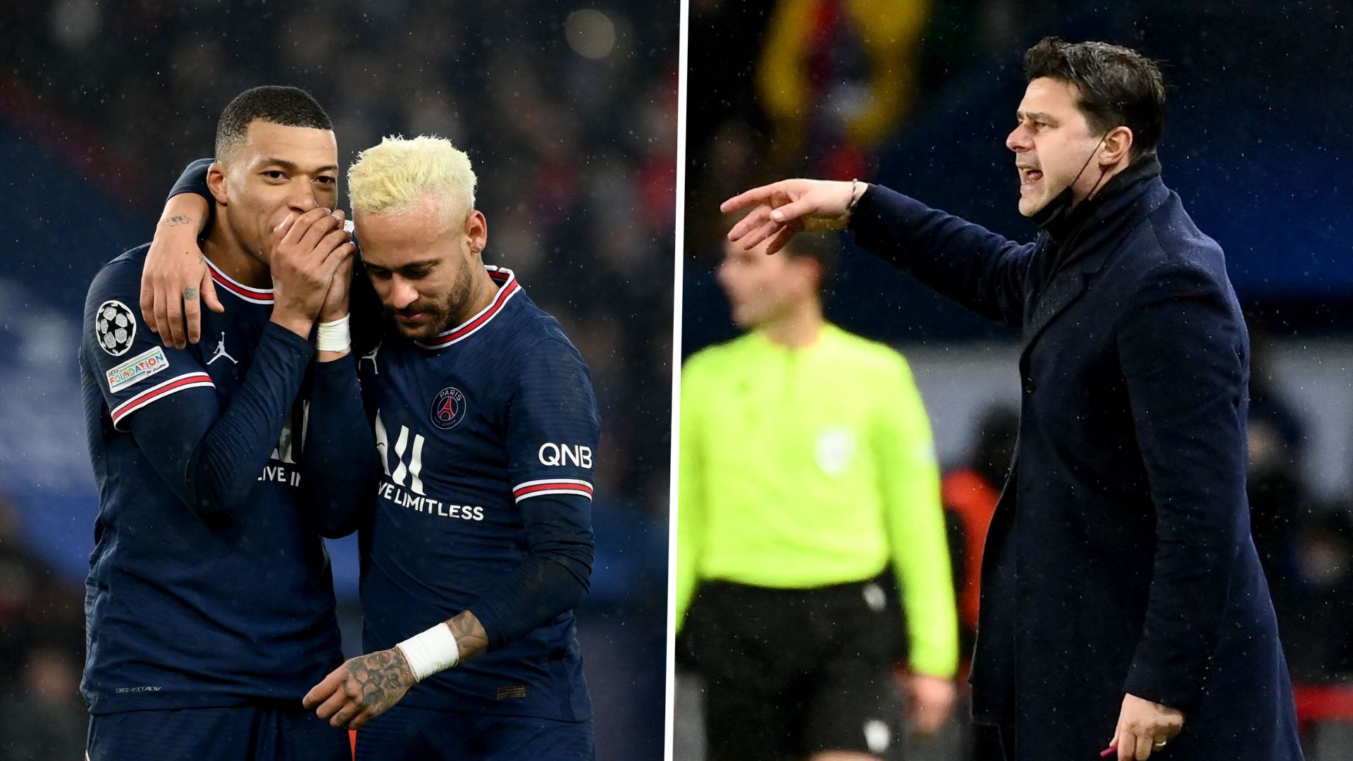 PSG Real Madrid - Mbappé Neymar Pochettino