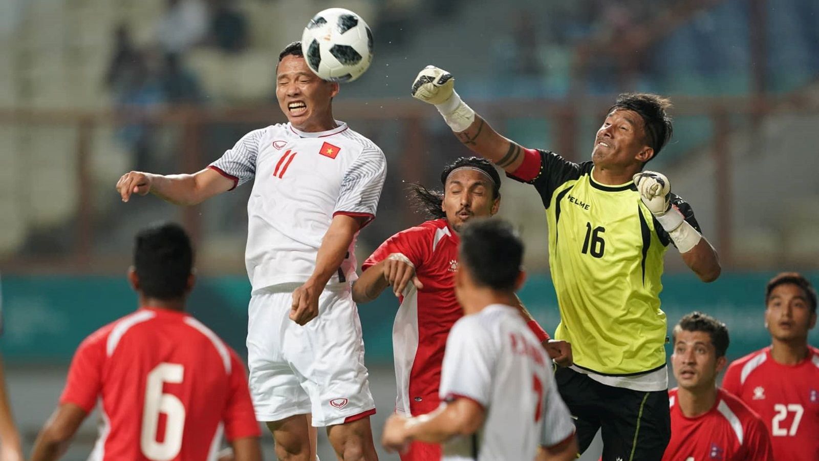 Olympic Việt Nam Olympic Nepal Bảng D ASIAD 2018