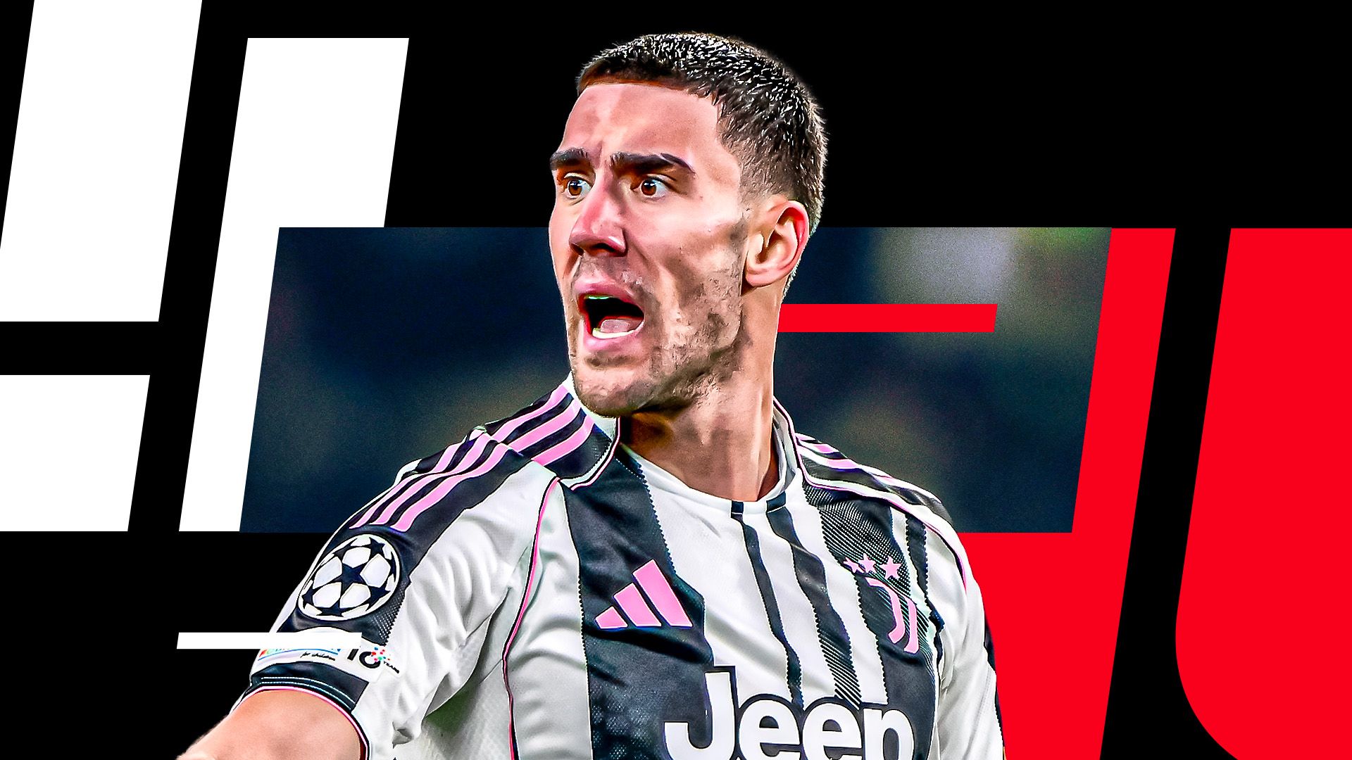 cm grafica vlahovic juve milan