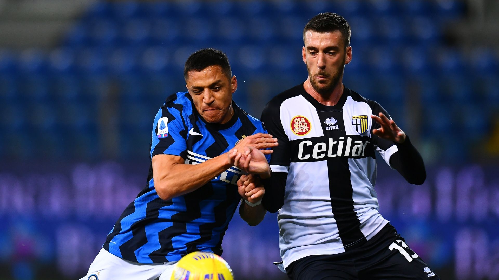 040321 Parma Inter Mattia Bani Alexis Sánchez