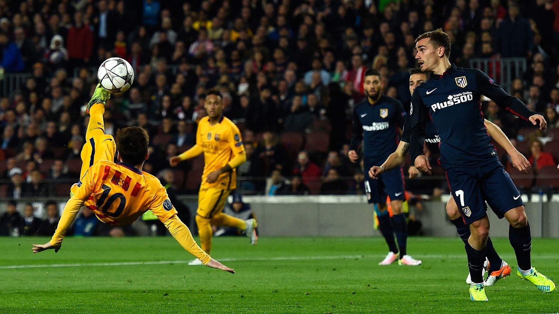 Lionel Messi antoine Griezmann Barcelona Atletico Madrid 04052016