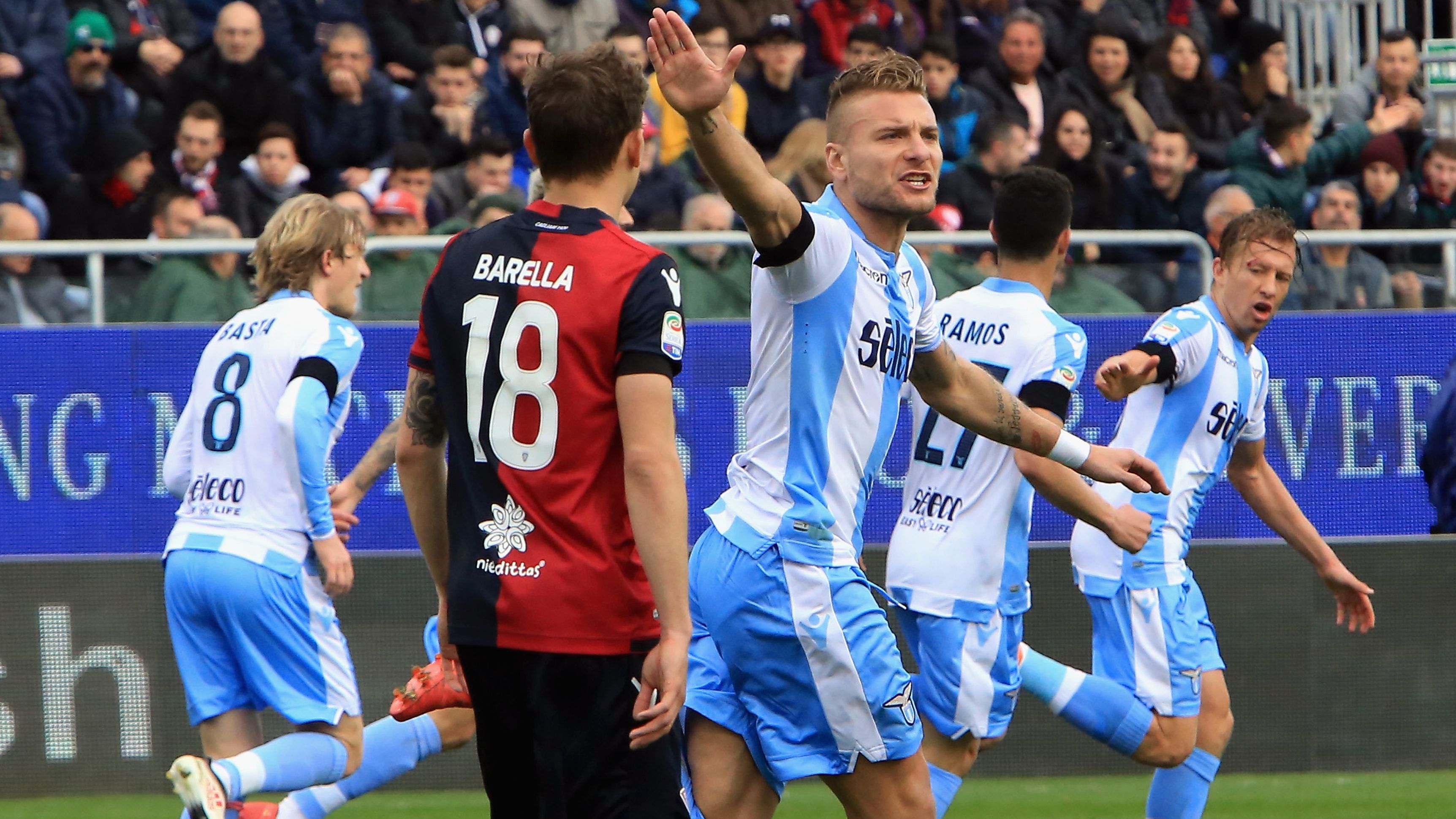 Immobile Cagliari Lazio