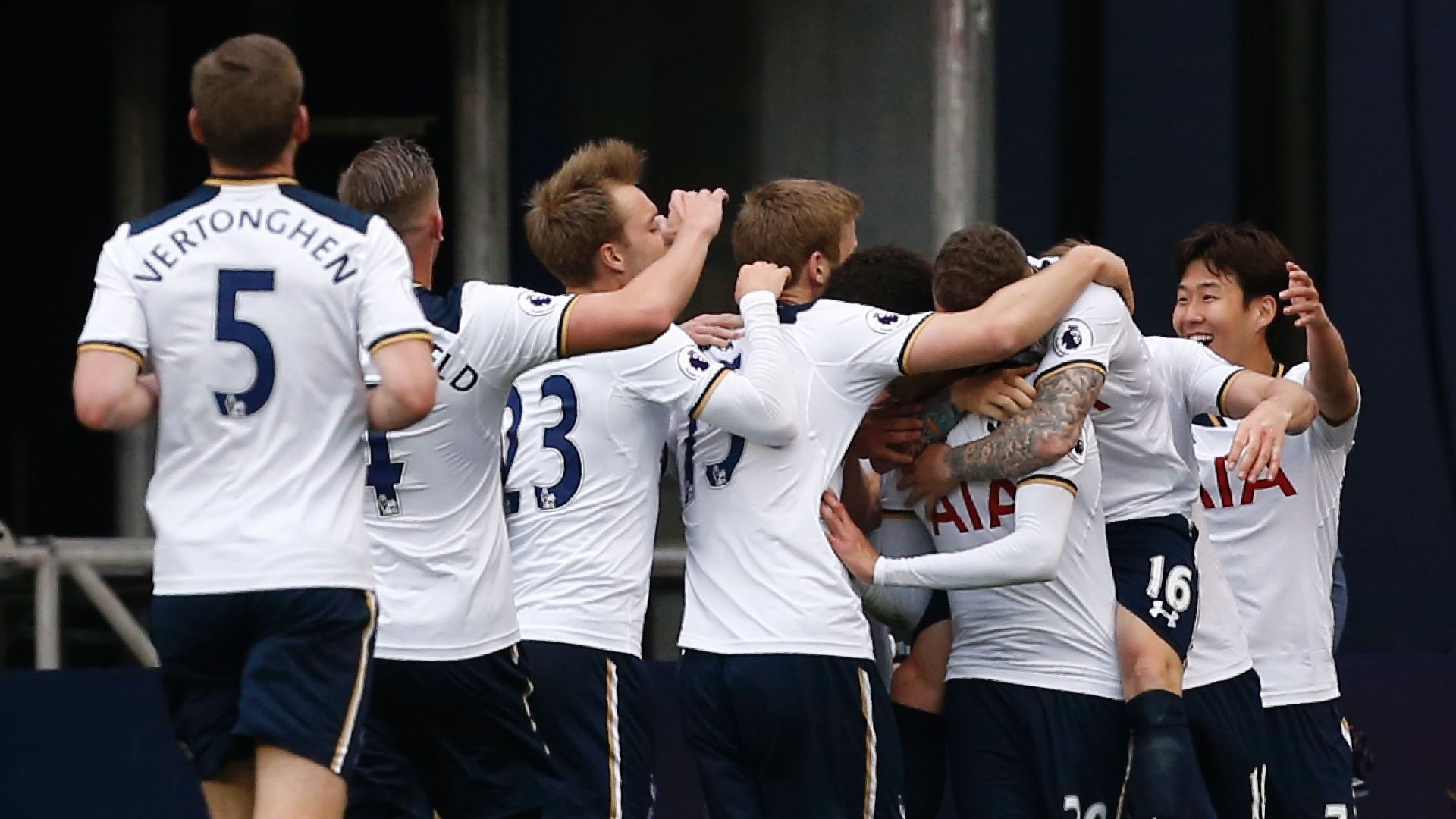 Tottenham celebrate NLD
