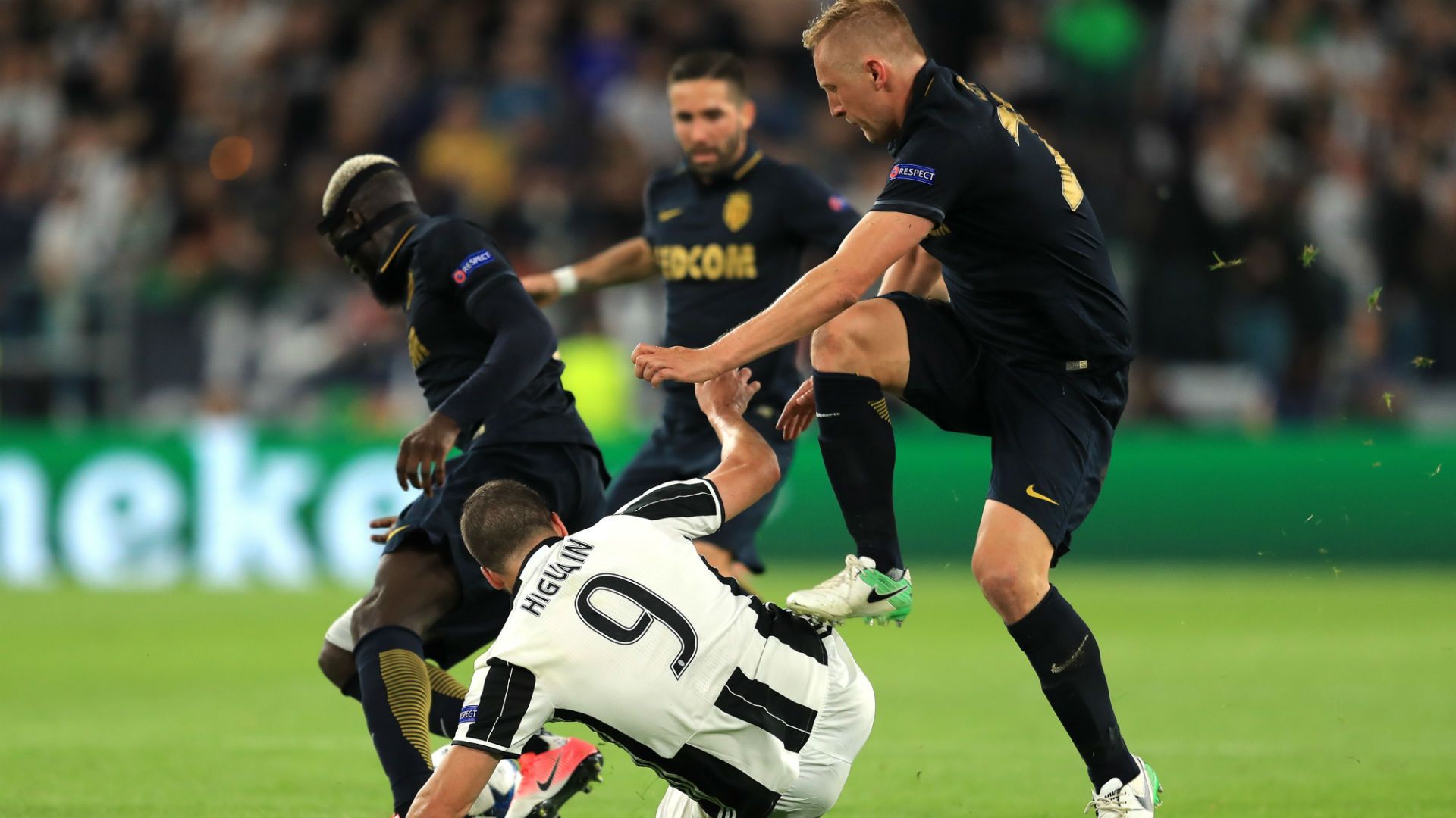 Glik Gonzalo Higuain Juventus MOnaco 09052017