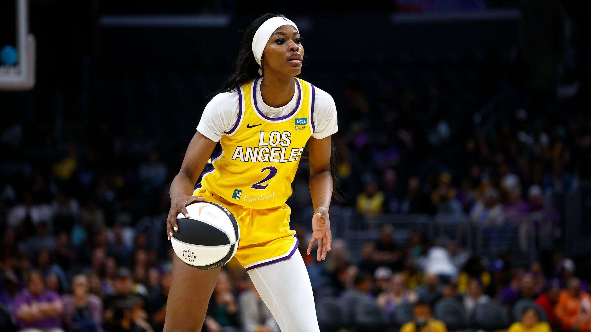 Rickea Jackson #2 of the Los Angeles Sparks