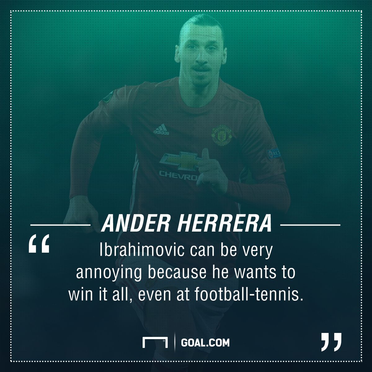 Ander Herrera Zlatan Ibrahimovic