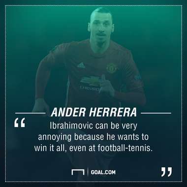 Ander Herrera Zlatan Ibrahimovic