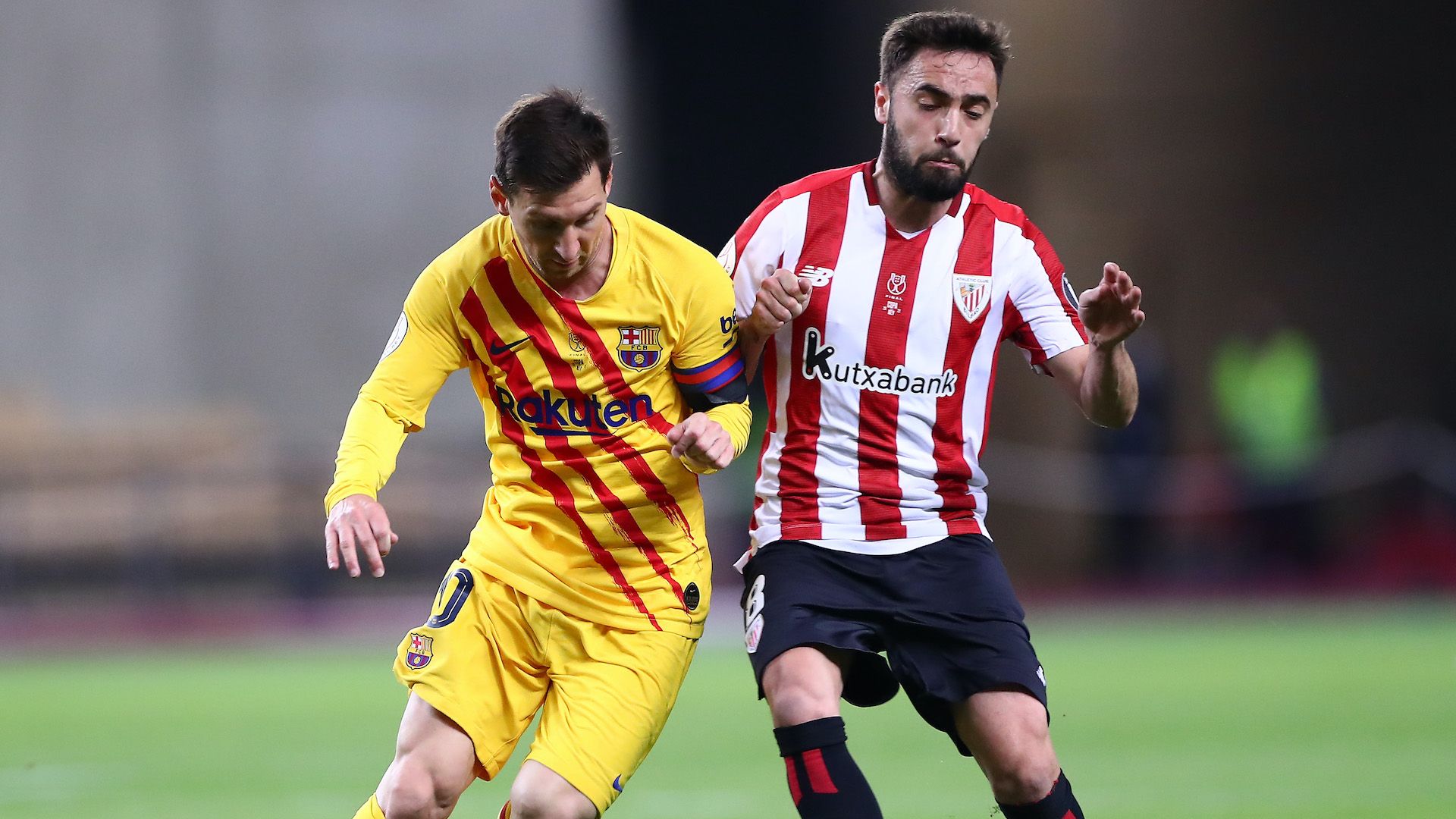 Messi Unai López Athletic Bilbao Barcelona Final Copa del Rey 2021
