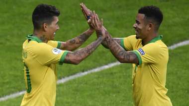 Firmino Gabriel Jesus Brasil Argentina 03 07 2019
