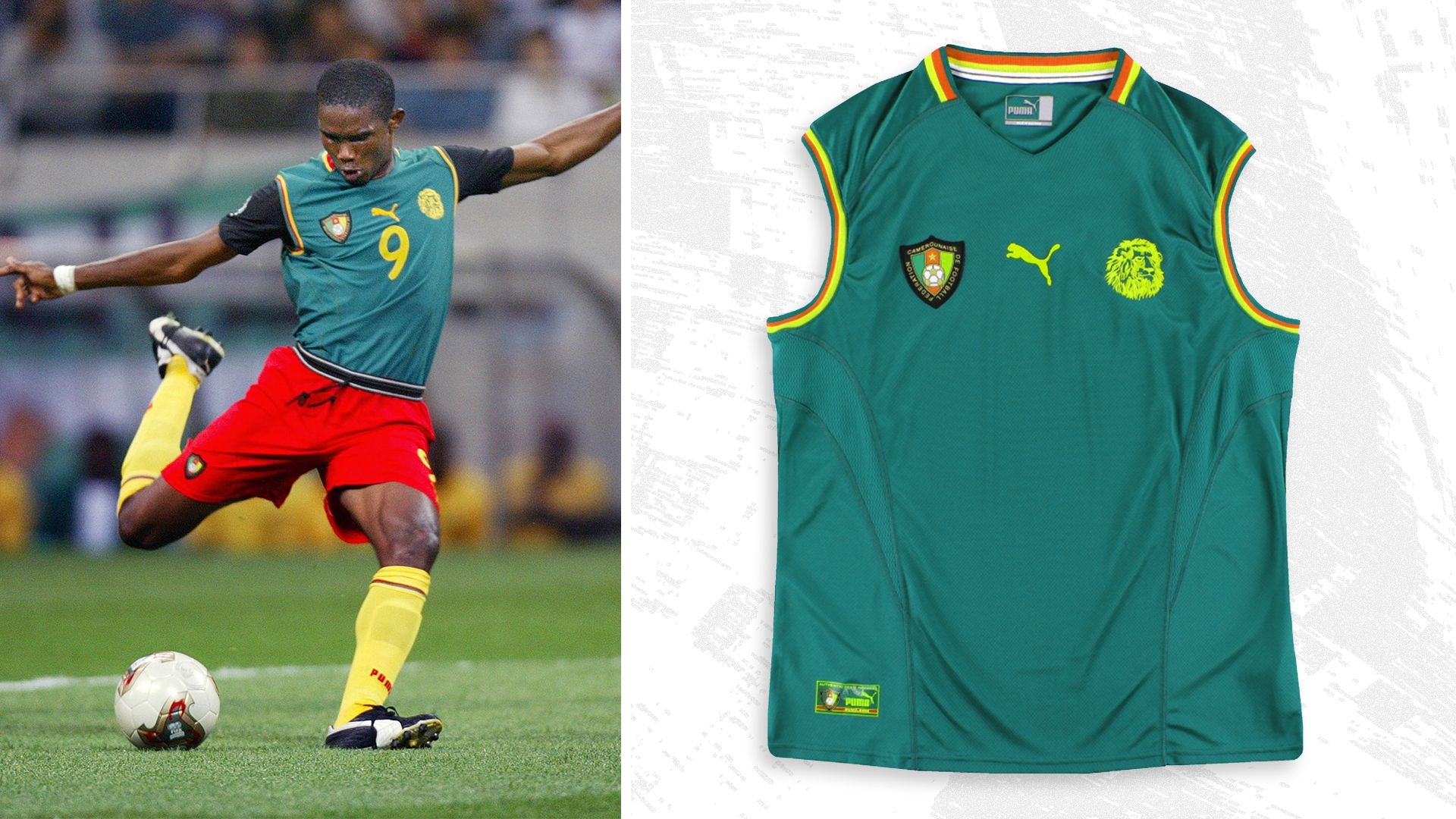 Cameroon home kit 2002
