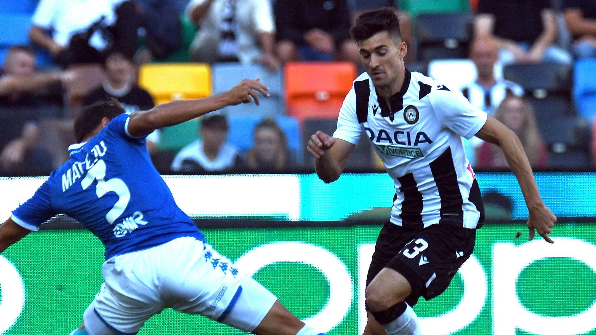 Ignacio Pussetto Ales Mateju Udinese Brescia