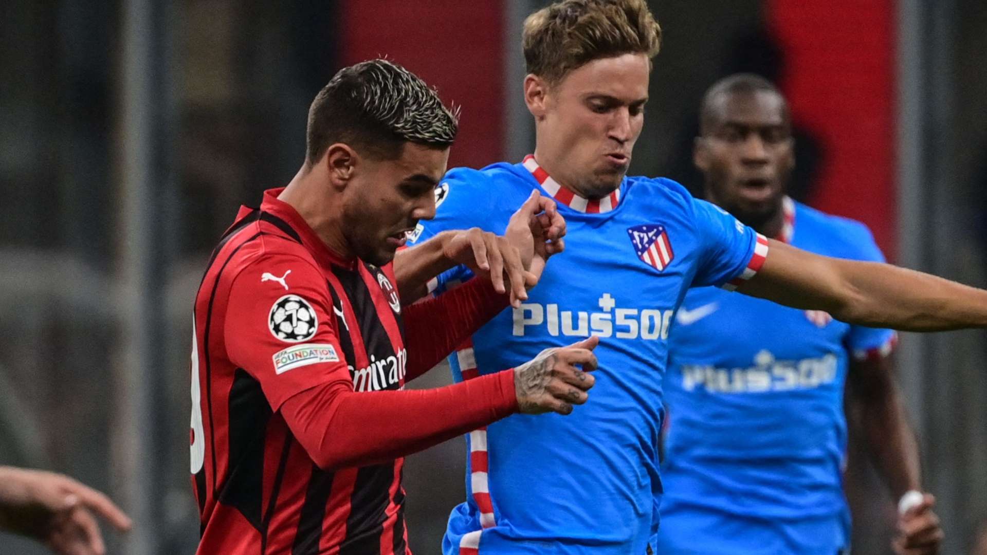 Theo Hernandez Milan Atletico Madrid Champions League