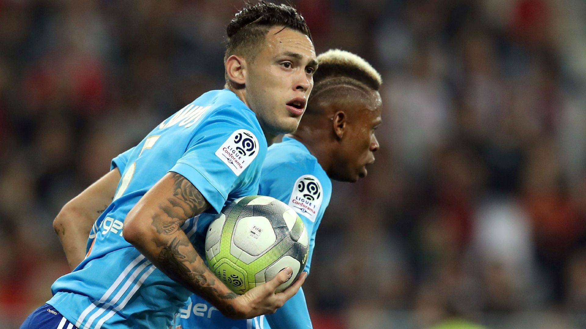 Lucas Ocampos Nice Marseille Ligue 1 01102017