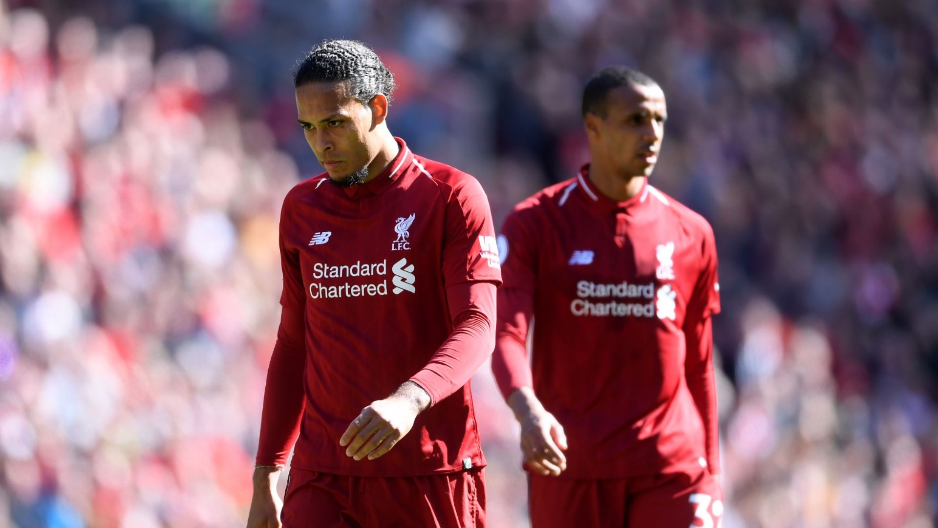 Virgil Van Dijk Joel Matip Liverpool 2019