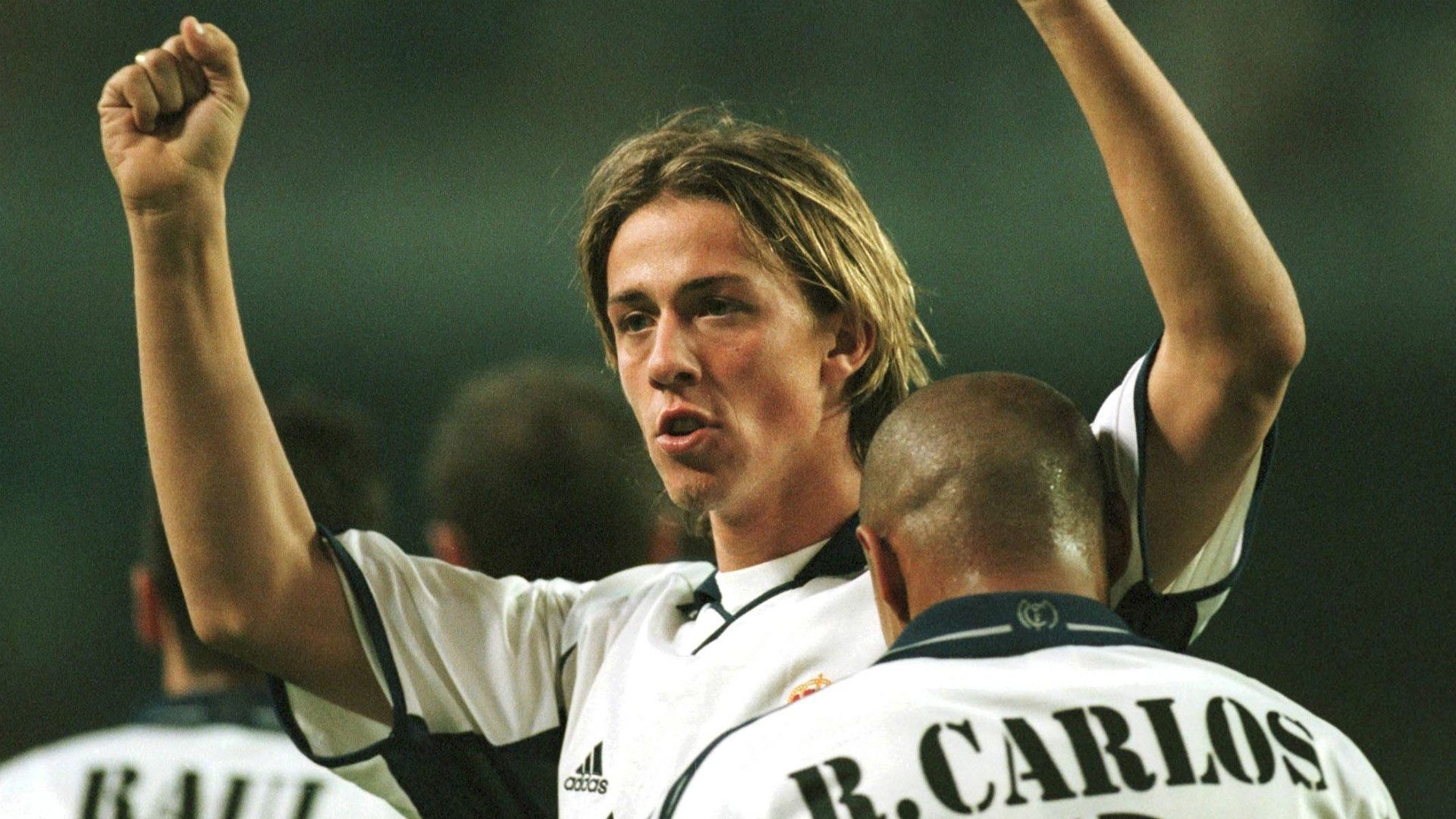 Guti Roberto Carlos Real Madrid 2000-2001