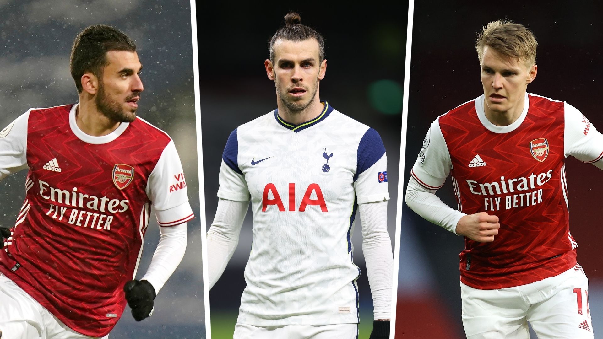 Odegaard, Dani Ceballos, Gareth Bale