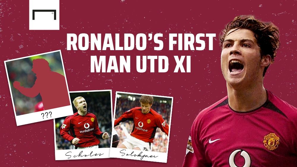 Cristiano Ronaldo's debut Man Utd XI GFX