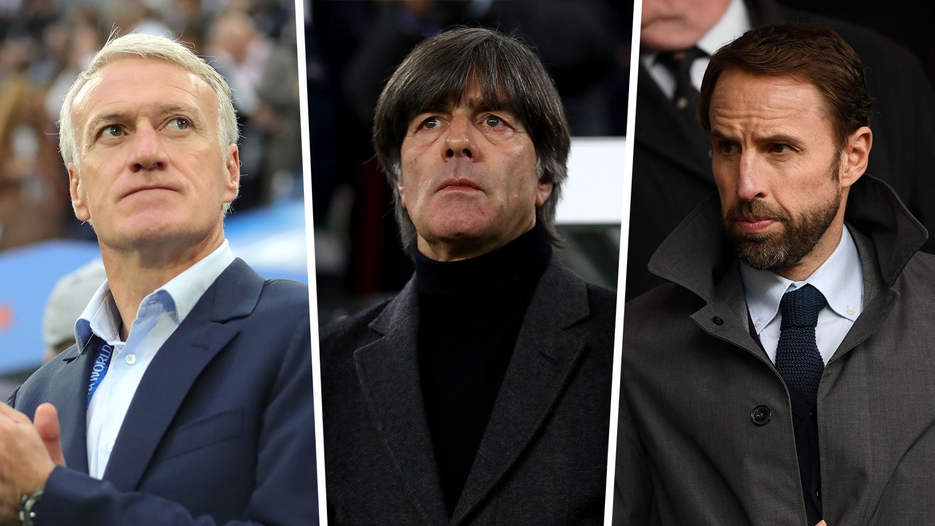 Didier Deschamps Joachim Low Gareth Southgate