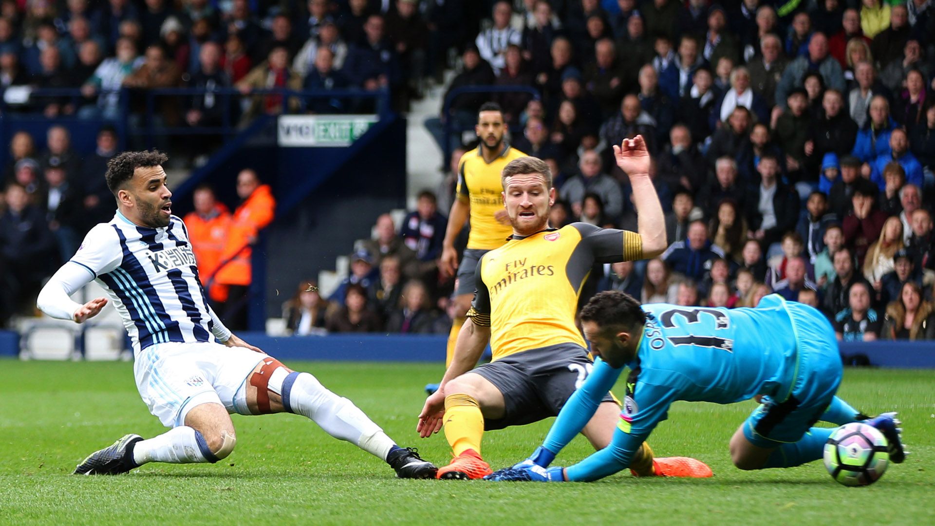 Hal Robson-Kanu West Brom Arsenal Premier League