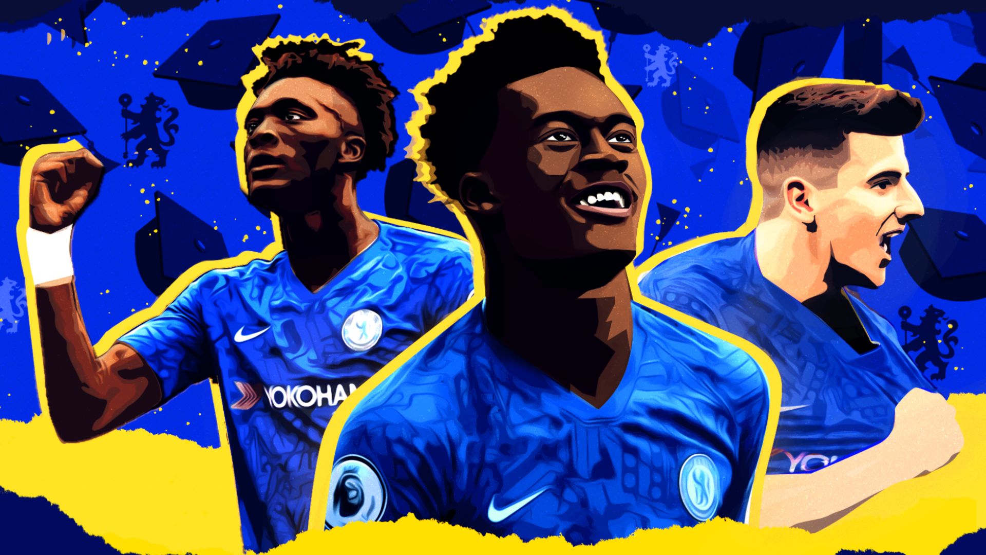 Chelsea Youth FA Cup GFX Tammy Abraham Callum Hudson-Odoi Mason Mount