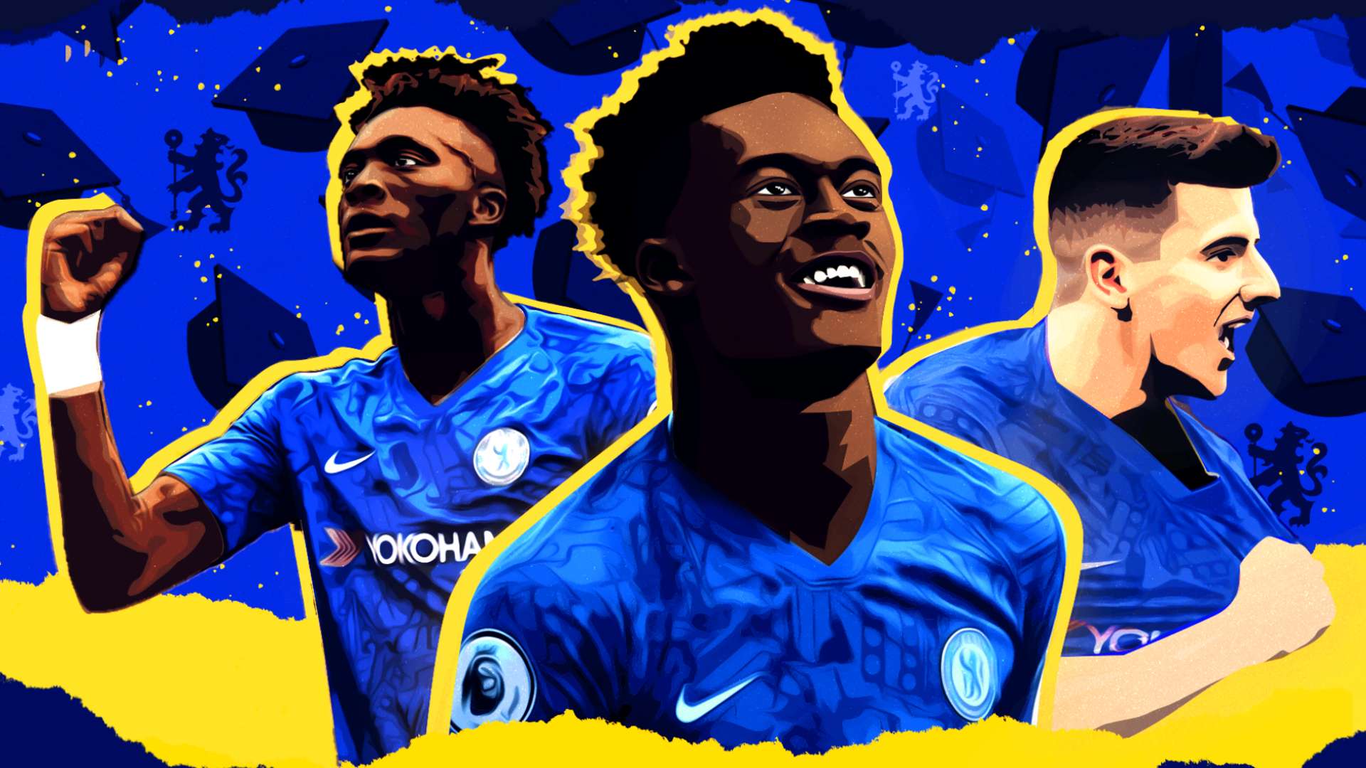Chelsea Youth FA Cup GFX Tammy Abraham Callum Hudson-Odoi Mason Mount