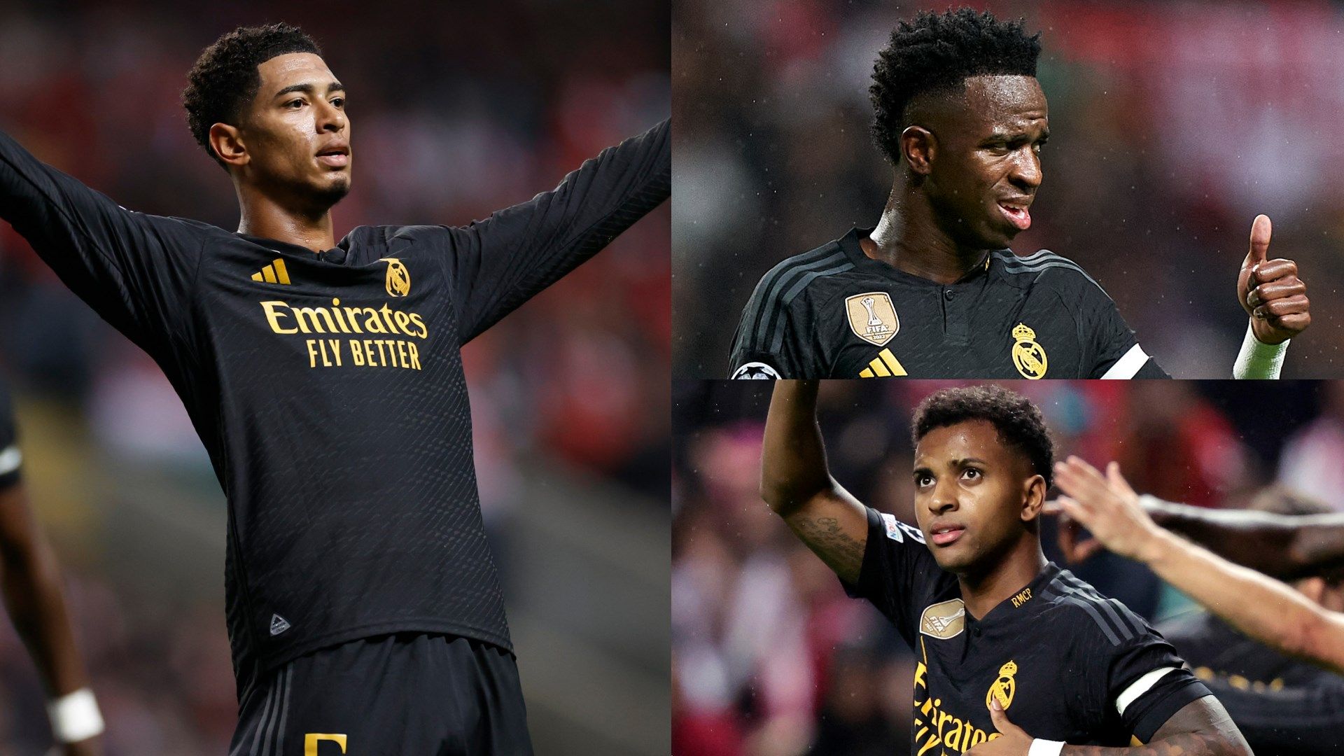 Bellingham Vinicius Rodrygo Real Madrid GFX