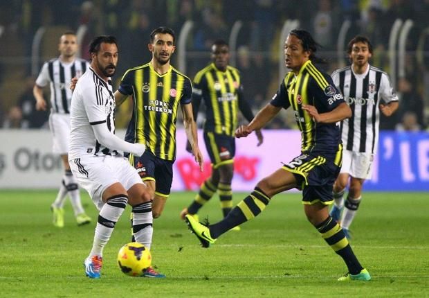 Hugo Almeida Bruno Alves Fenerbahce Besiktas STSL 11302013