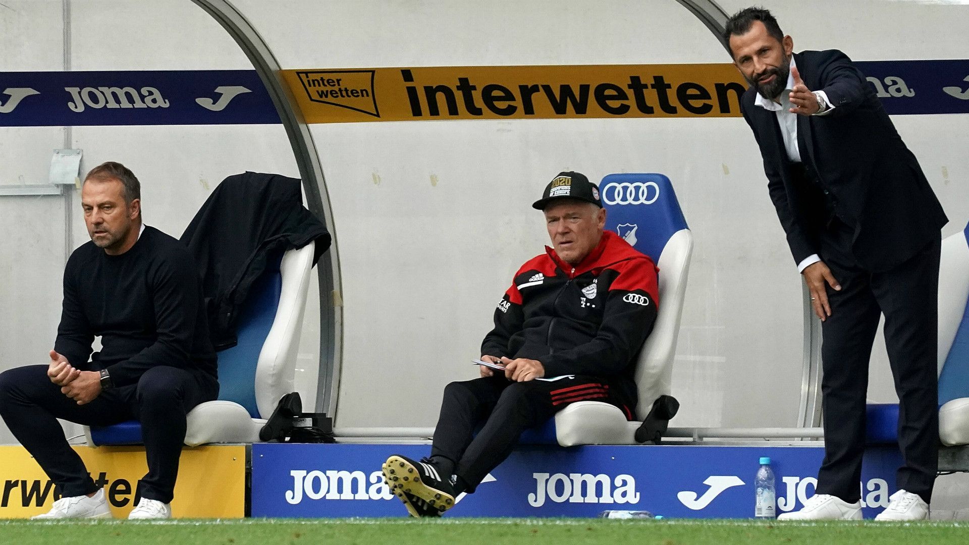 GEMRANY ONLY: HANSI FLICK HERMANN GERLAND HASAN SALIHAMIDZIC BAYERN MÜNCHEN 27092020