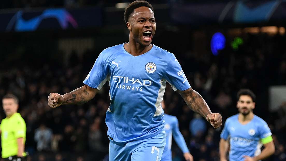 Raheem Sterling Manchester City PSG Champions League