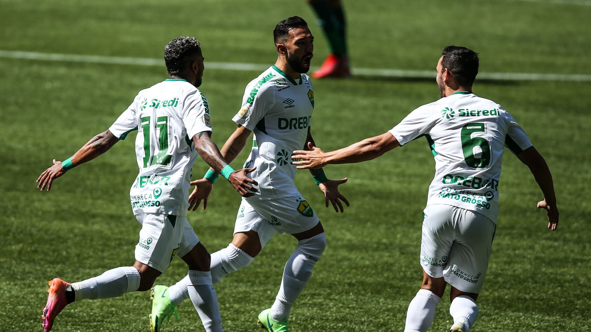 Clayson comemora, Palmeiras x Cuiabá, Brasileirão, 22082021