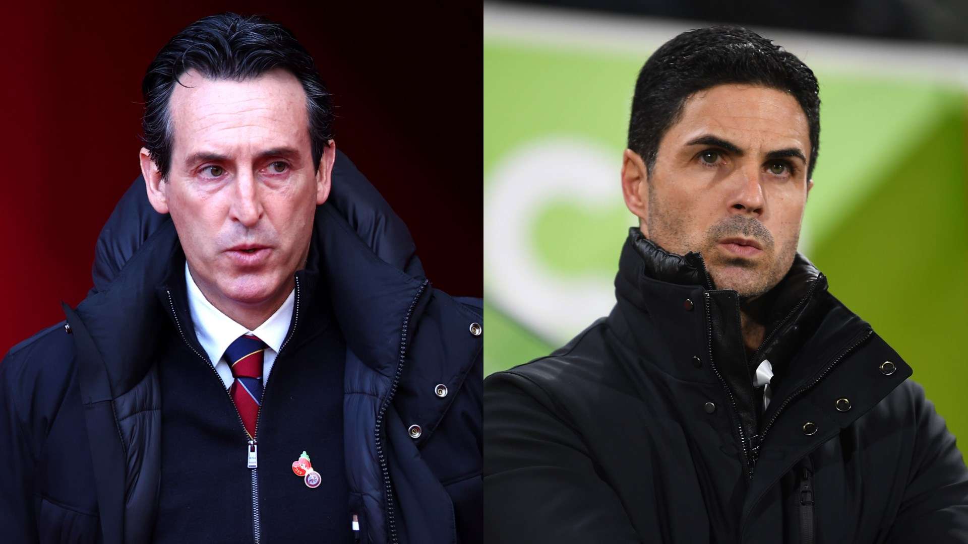Unai Emery Mikel Arteta split