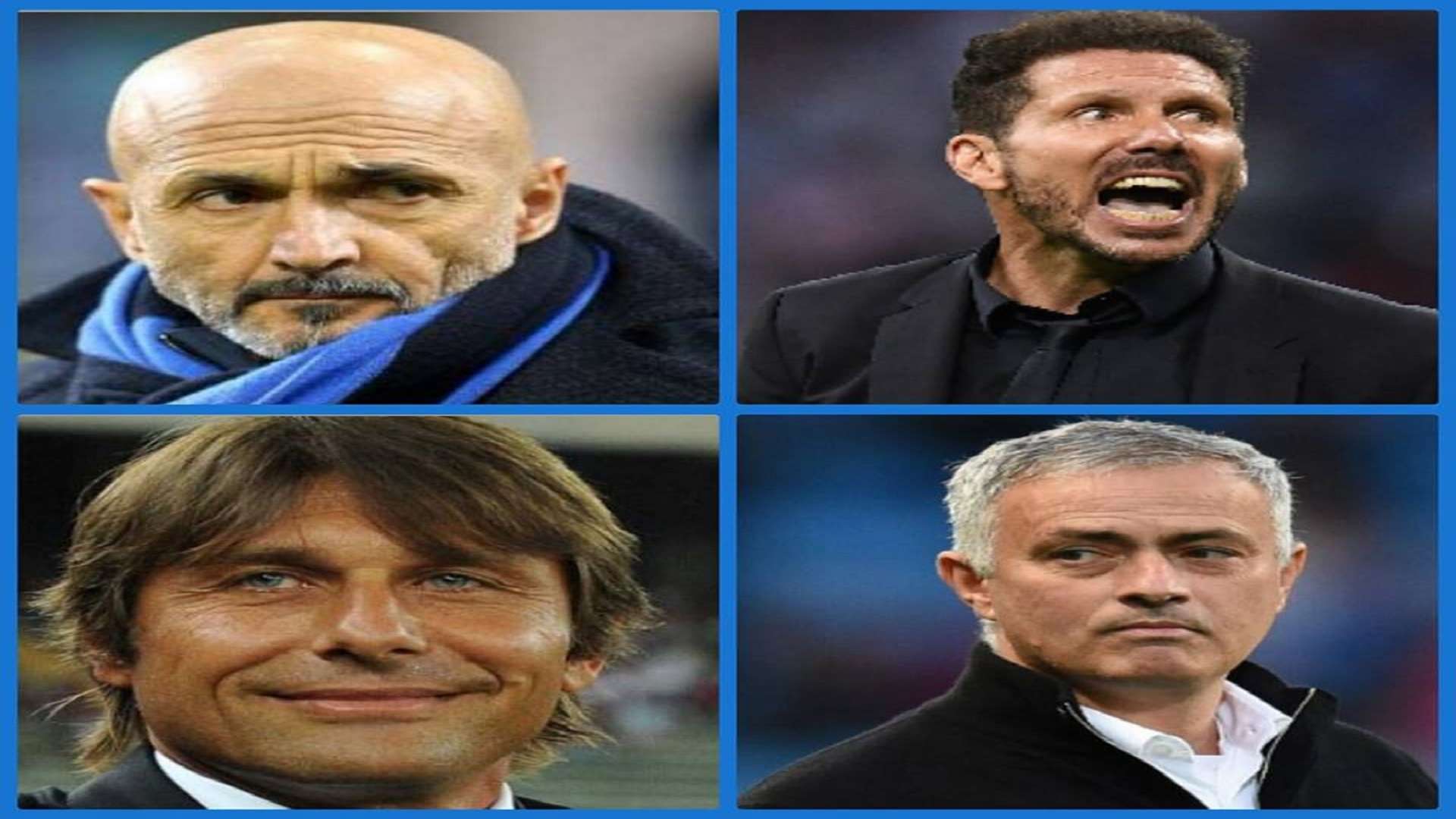 Mourinho Spalletti Conte Simeone Inter