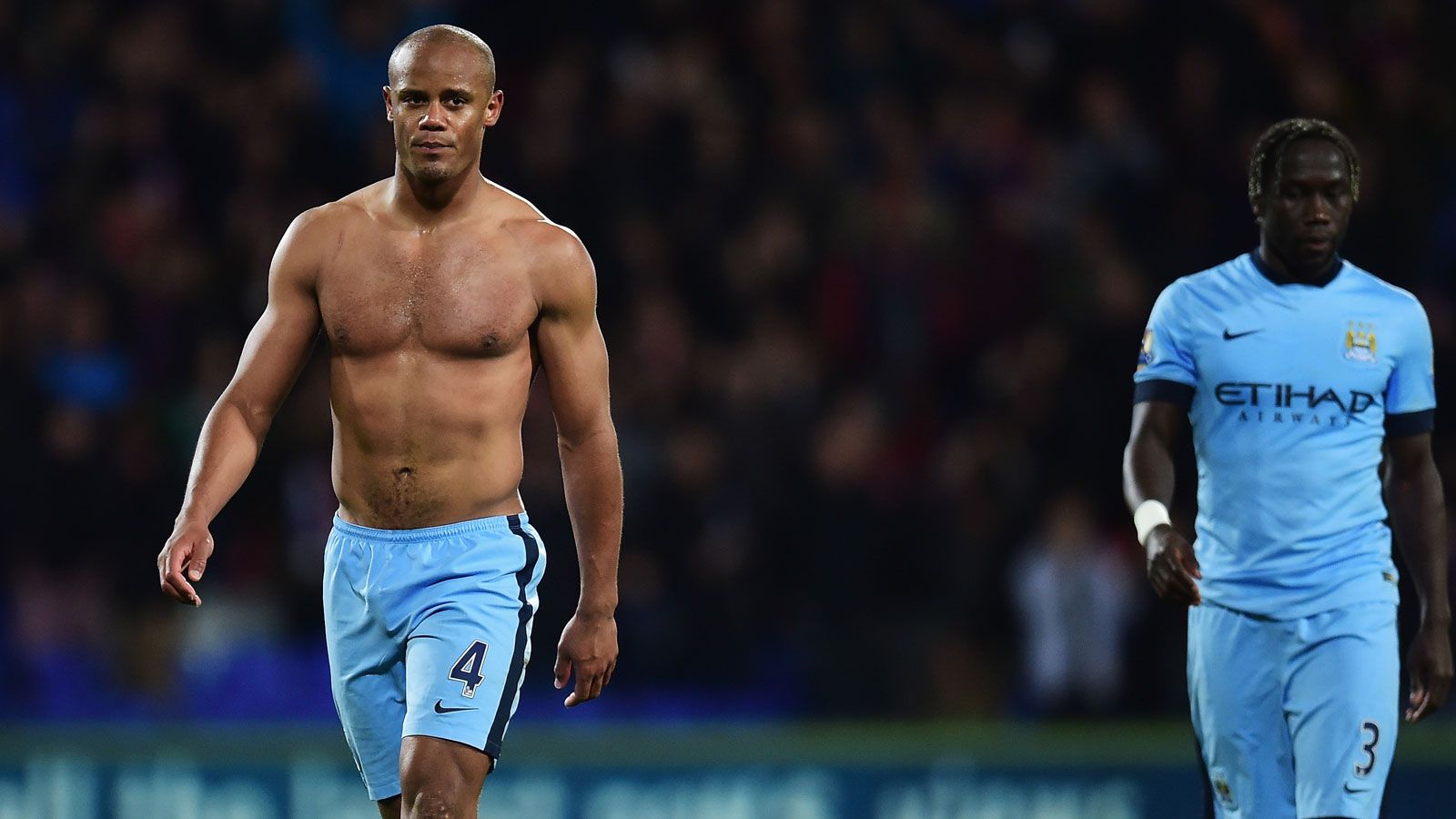 Vincent Kompany & Sagna Manchester City