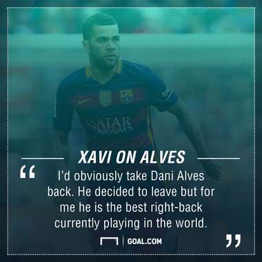 Xavi Dani Alves Barcelona