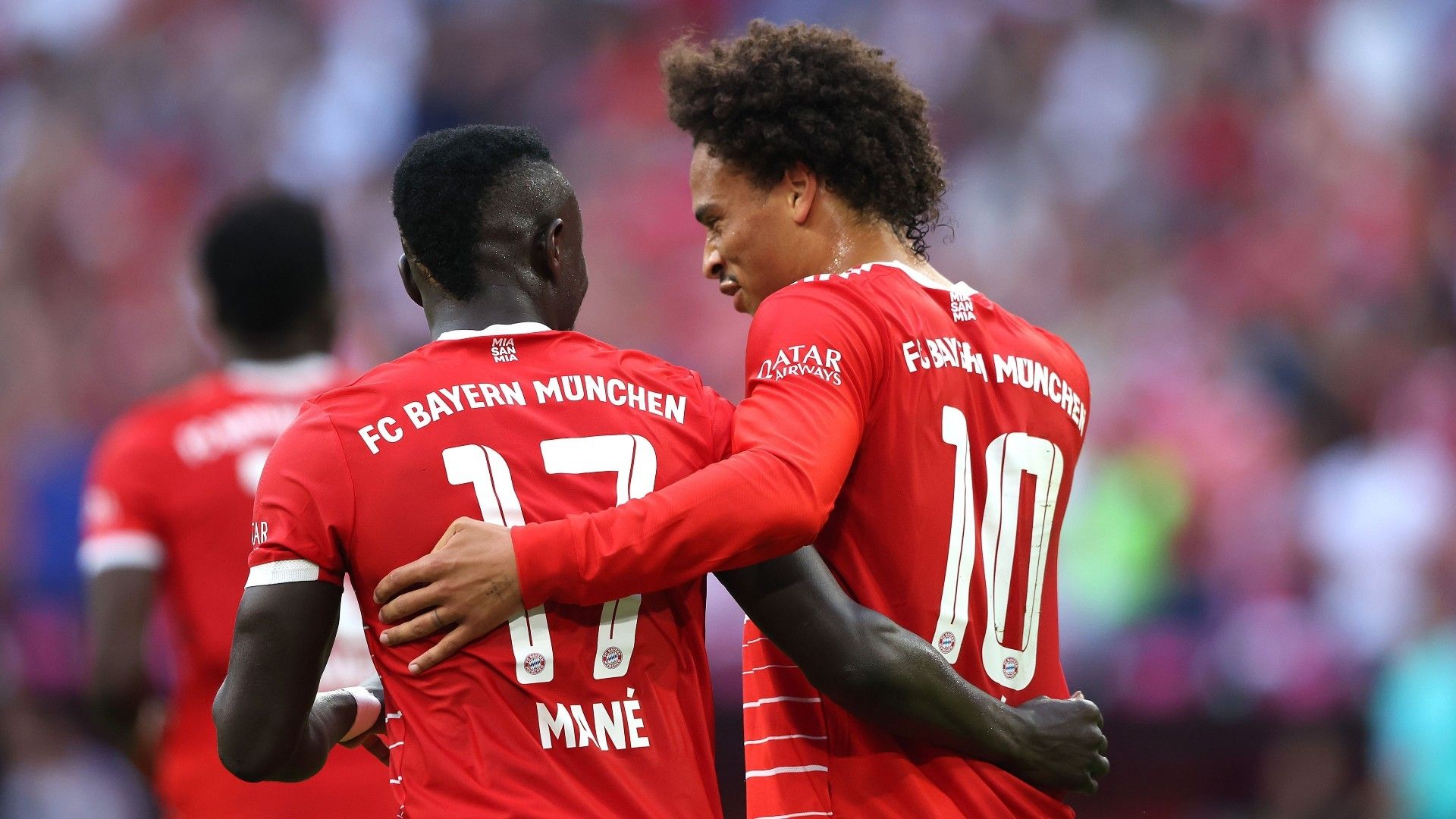 Sadio Mane Leroy Sane FC Bayern 27082022