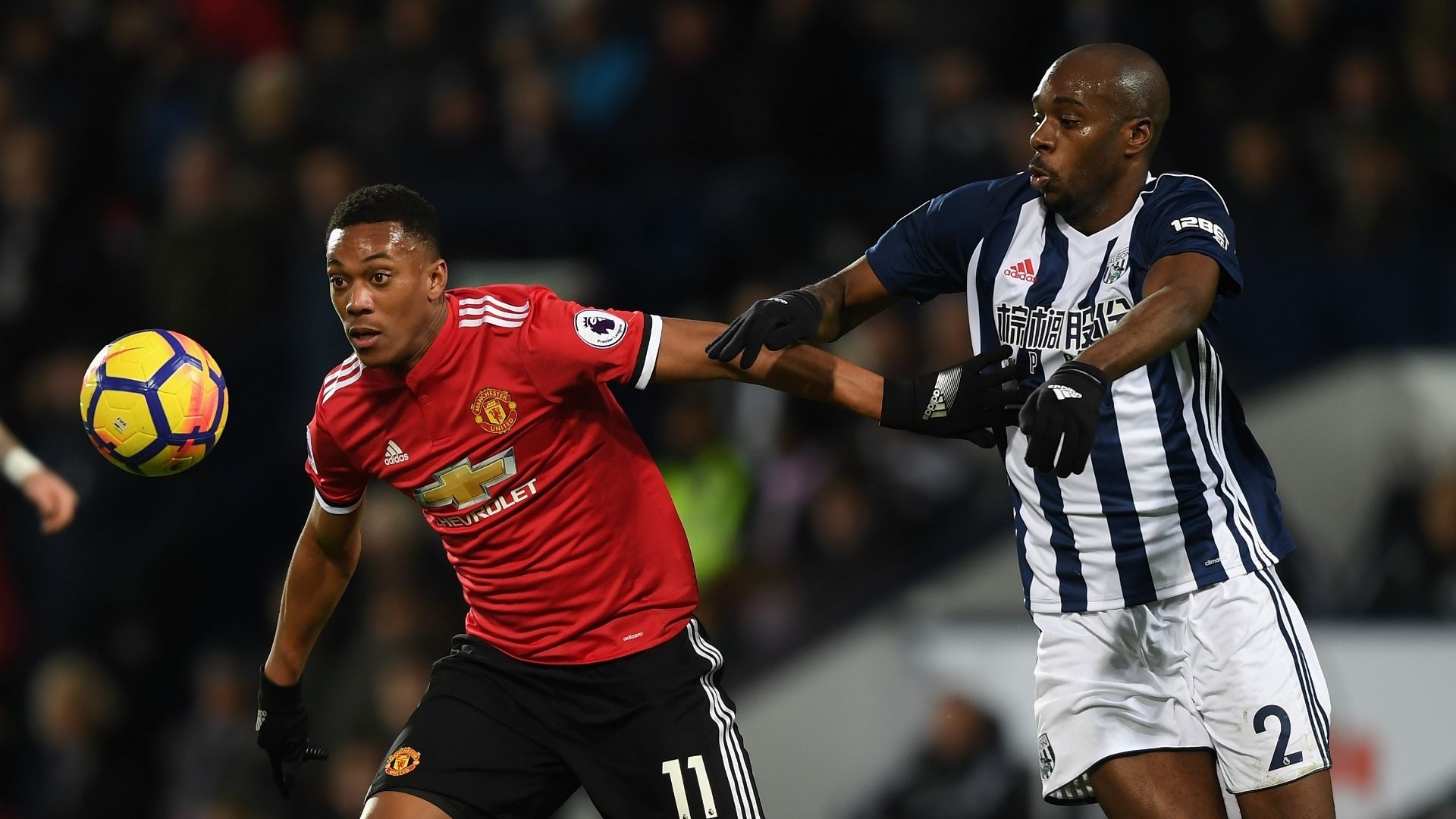 Allan Nyom, West Brom, Anthony Martial, Man Utd